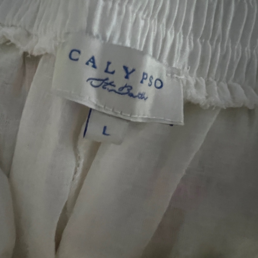 Calypso St. Barth White Cropped Pants - Picture 12 of 12